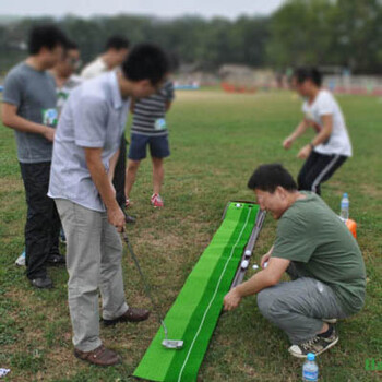 趣味运动会项目：迷你高尔夫、高尔夫练习器道具