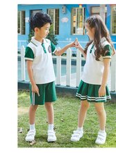 阳江私立中小学校服厂家夏季最新款运动套装学生校服定制厂家教育局指定供应商图片