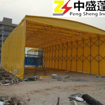 武汉厂家搭建钢结构雨棚防雨防晒帆布遮阳棚物流商铺帐篷