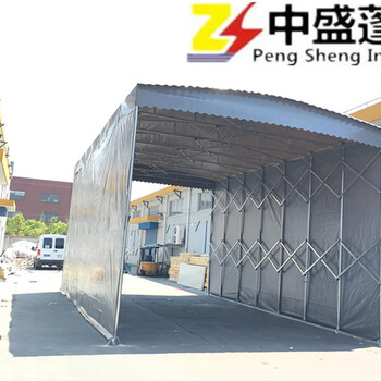 武汉厂家生产物流雨棚大型室外活动推拉蓬轮式遮阳棚