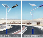 定制太阳能路灯30W高杆9米户外LED灯头新农村公路超亮庭院灯具