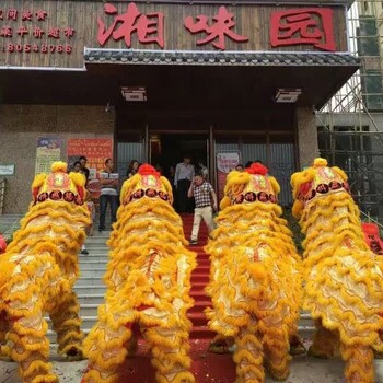 广州南沙开业庆典策划舞狮表演礼仪模特主持人等