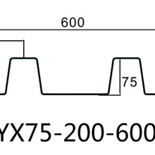 YX70-200-600型楼承板600型承重板