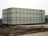 舟山玻璃钢储水罐厂家80吨玻璃钢水箱价格图片2