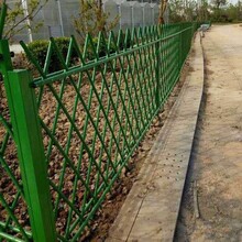 新农村建设仿竹篱笆护栏绿色仿竹围栏