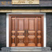 厂家直销入户铜门新中式古典风格庭院大门私人订制紫铜双开铜门