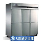 格林斯达六门商用冰箱D1.6A6F星星A款六门风冷冰箱304不锈钢