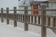 仿木护栏厂家直销，仿木栏杆水泥栏杆的未来发展趋势。