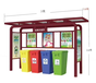 垃圾箱定做社区垃圾分类亭垃圾分类回收设施垃圾分类标识标牌