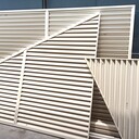 蘇州常熟空調(diào)格柵廠家鋁合金/鋅鋼百葉窗定做百葉窗加工廠