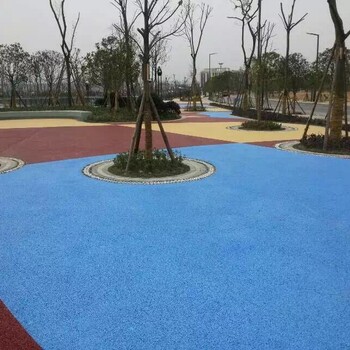 新疆博尔塔拉生态彩色透水混凝土、生态彩色透水地坪、材料工程承接项目