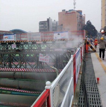 荆州工地围挡喷淋厂房喷淋设备安全性能高使用有保障