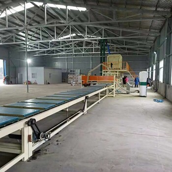 开放型机制岩棉复合板设备与砂浆复合岩棉板设备生产流程