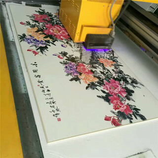 竹木纤维板uv平板打印机竹木纤维板背景墙打印机图片2