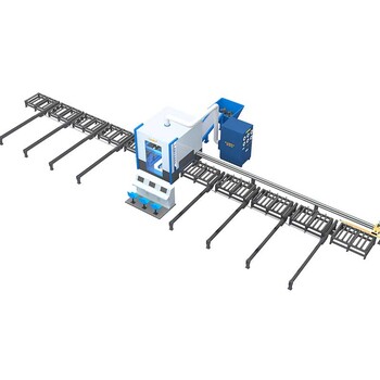 数控型钢切割机-H型钢锁口机-型钢打标机