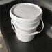 25公斤塑料PP桶25L白圆PP桶25千克圆口注塑桶50斤抗氧化桶