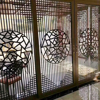 北京镂空不锈钢屏风雕刻不锈钢花格彩色不锈钢玄关不锈钢屏风隔断