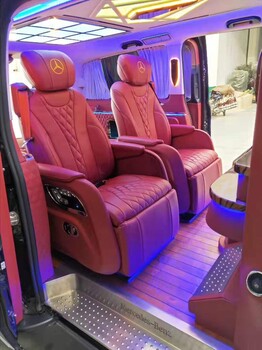 上海汽车内饰改装厂商务车升级定制航空座椅沙发床