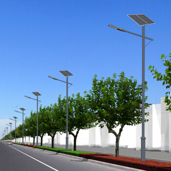 6米太陽能路燈價格8米LED路燈生產廠家7米單臂燈雙臂燈廠家