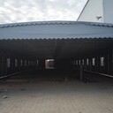 定制大型倉庫帳篷籃球場遮陽棚游泳池雨棚移動推拉雨棚