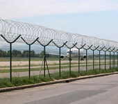 河北护栏厂家机场防护栏Y型安全防御护网防爬护栏浸塑防锈护栏