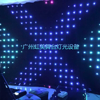2X2mYY直播背景LED视频背景幕布装饰墙发光走程序幕布