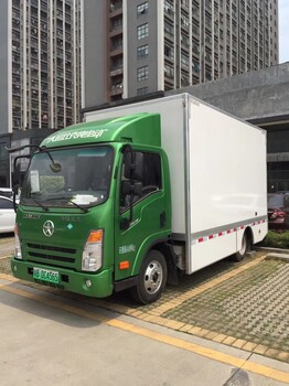 深圳租车新能源电动车面包车4.2米轻卡厢式货车出租