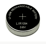 CH厂家供应3.7V环保可充电电池LIR1254X1T蓝牙耳机专用