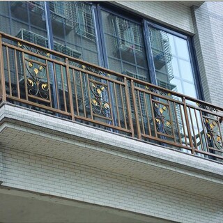 焦作玻璃阳台护栏铁艺阳台栏杆小区阳台栅栏的作用图片2