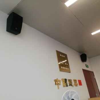 西北旺软件园培训室壁挂音响设计布线安装