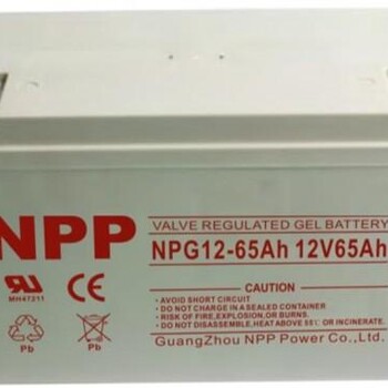 耐普蓄电池NPG12-100Ah含税报价广州NPP全系列