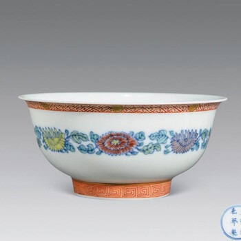 斗彩團(tuán)菊碗現(xiàn)金收購價格未來走勢