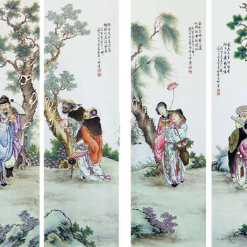 清代瓷板畫快速拍賣流程麻煩不