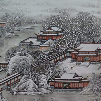 何許人瓷板畫圖片及收購(gòu)機(jī)構(gòu)