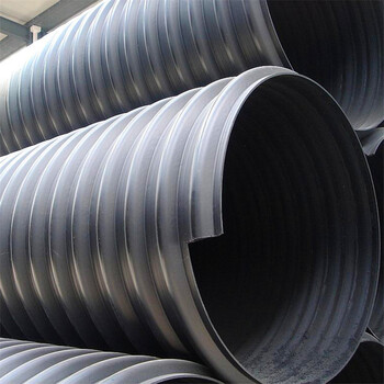 HDPE增强钢带螺旋波纹管市政排污管大口径钢带管SN12.5SN16波纹管厂家
