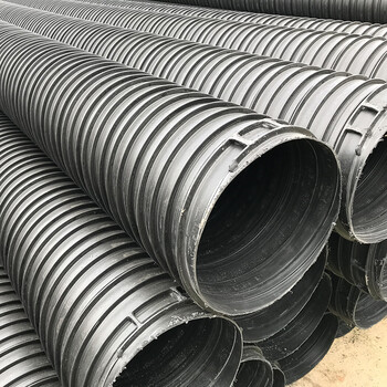 HDPE塑钢缠绕管聚乙烯塑钢螺旋缠绕排水管厂家