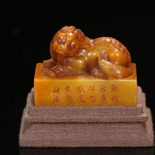 田黃石獅鈕章在線拍賣一般價格