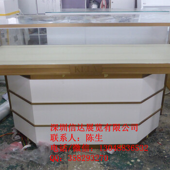 深圳厂家定制不锈钢钢化玻璃展示柜木质烤漆展柜珠宝展示台