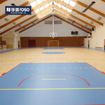 济南孚盛运动地板篮球馆专用实木耐磨地板厂家直销