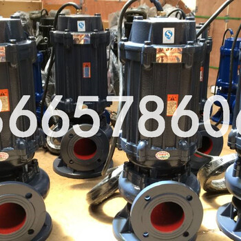 立式排污泵集水坑排污泵污水提升泵40WQ7-15-0.75