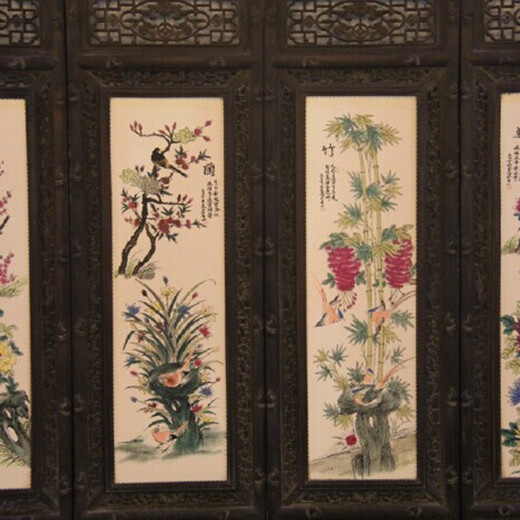2019年上門收購吳江華瓷板畫價(jià)格