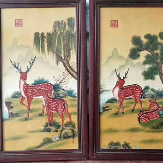 郎士寧瓷板畫(huà)現(xiàn)金交易現(xiàn)在成交價(jià)格