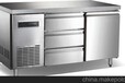 冷藏保鲜抽屉柜商用不锈钢抽屉、卧式冰柜、餐厅工作台抽屉柜