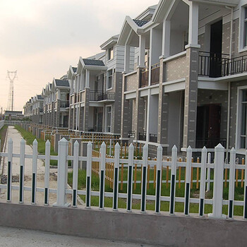 花园围栏防虫蛀环保草坪栏杆美观现代化塑钢护栏厂家宏芬金属