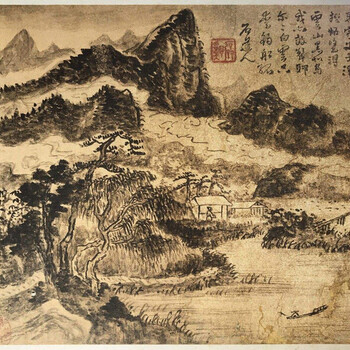 髡殘字畫收藏市場(chǎng)分析