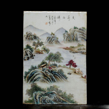 2019年清代瓷板畫鑒定拍賣