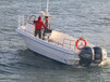 甲板艇专业钓鱼艇玻璃钢9米工作艇捕鱼艇