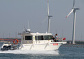 企业游艇公司形象艇豪华私人游艇商务游艇11米玻璃钢游艇