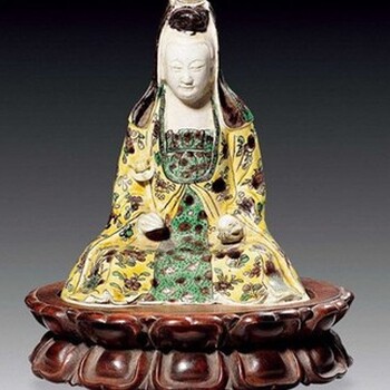明三彩觀音坐像目前市場(chǎng)價(jià)格如何