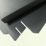 高厚度定型双面透心黑卡纸可多张叠加裱所需厚度，质优价廉